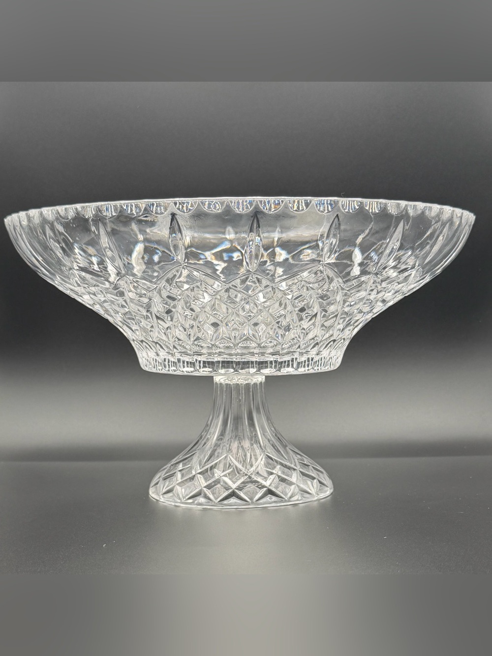 Large Crystal Centerpiece Bowl